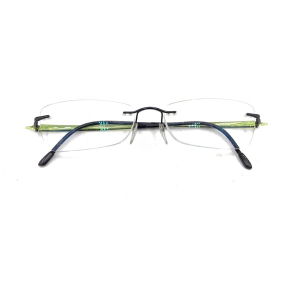 Silhouette 7622 50 6058 Titanium Black Green Rimless Eyeglasses Frames 19 140 - Picture 13 of 13